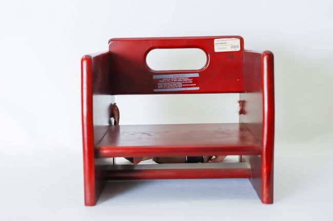 TG Booster Seat Mahogony Finish