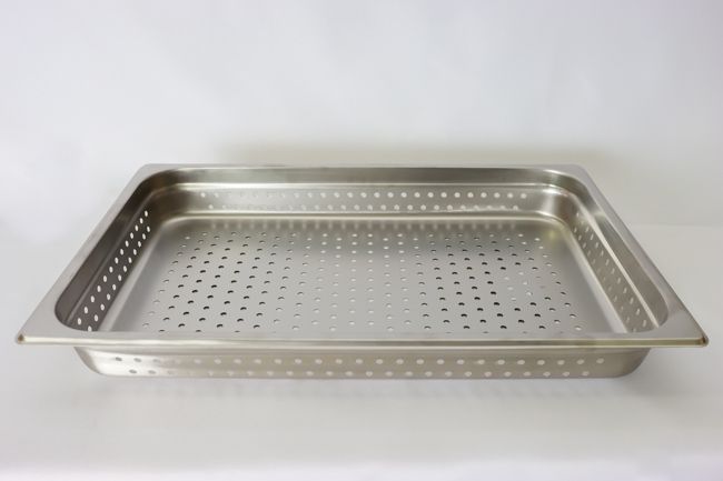 TG Full Size 2 1/2&quot;Deep Perforated Steam Pan