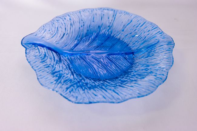 TG Leaf Plate 9&quot; Purple