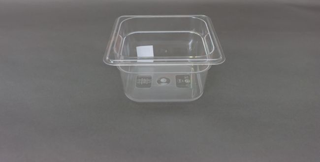 TG Sixth Size 4&quot; Deep Food Pan Poly