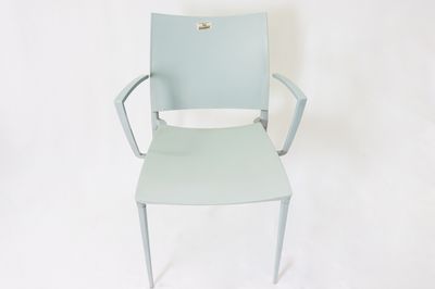 Tilia Neptun Chair Grey With Arm Alum Leg