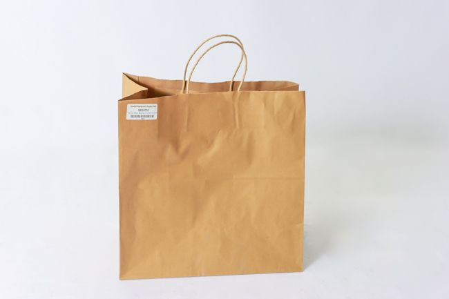 Traveler/Paper Bag Natural Kraft 13x7x13&quot; 250/Cs
