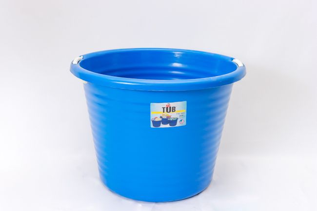 United Solution 17 gal Rope Handle Tub  Blue