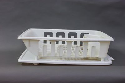 United Solution 2 Piece Large Sink Set White