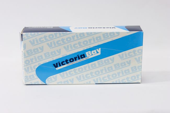 VicBay 12&quot; Dry Wax White 500 ct