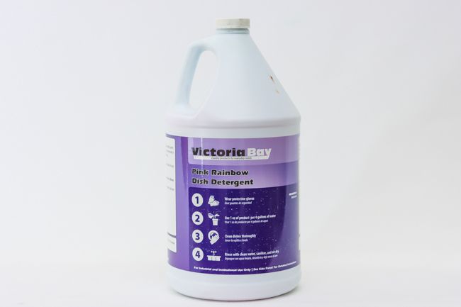 VicBay Pink Dish Detergent 1 gal Rainbow