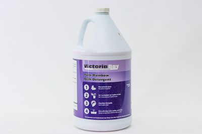 VicBay Pink Dish Detergent 1 gal Rainbow