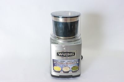 Waring Spice Grinder Electric 3 SS Bowls And Storage Lids