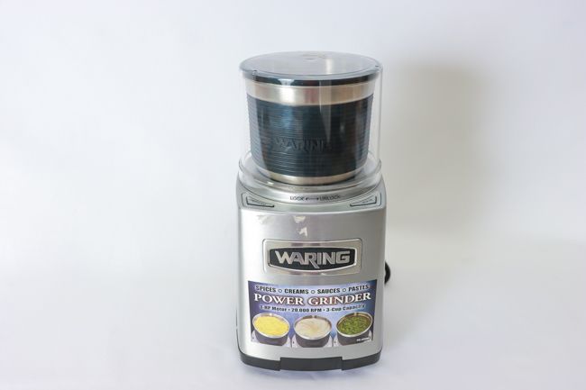 Waring Spice Grinder Electric 3 SS Bowls And Storage Lids