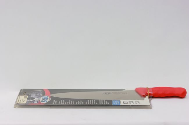 WC 10&quot; Cook&#39;s Knife Red Handle