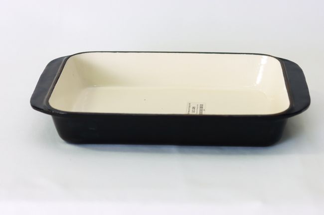 WC 12.5&quot; Casserole Rectangle Black