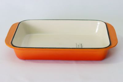 WC 12.5&quot; Casserole Rectangle Orange
