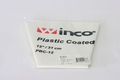WC 12&quot; Pastry Bag Cotton w/ Plastic