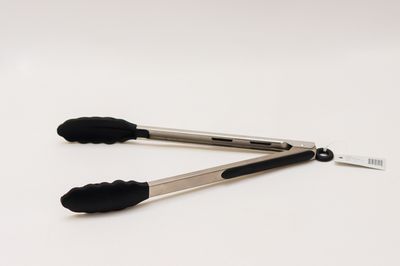WC 12&quot; Utility tong W/ Rubber Head Black