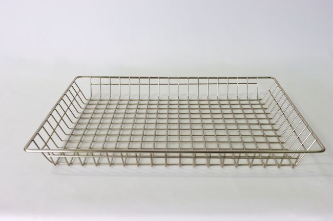WC 12&quot; x 18&quot; x 2&quot; Doghnut Basket Nickel
