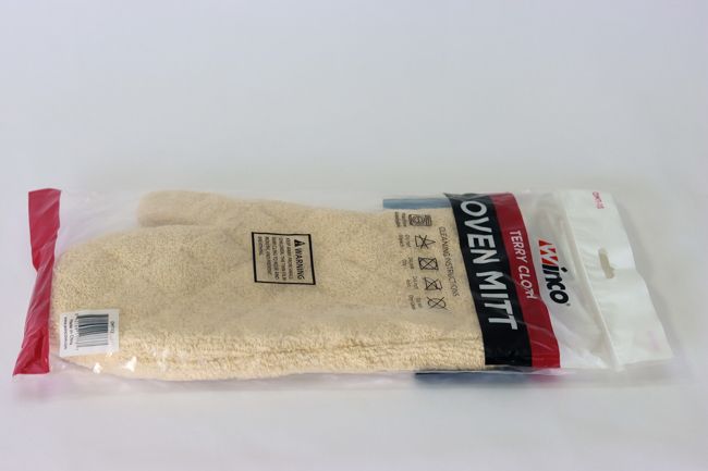 WC 13&quot; Oven Mitt Terry w/Silicon Lining