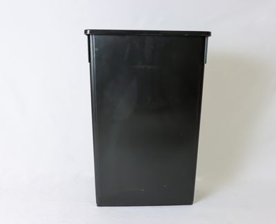 WC 23 gal Black Slender Trash Can