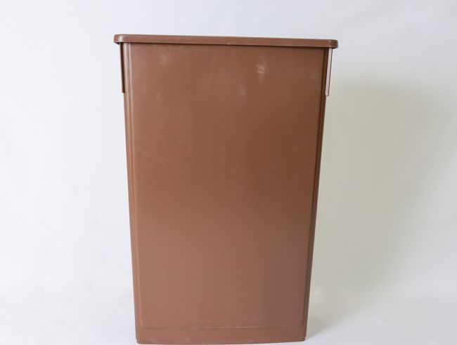 WC 23 gal Brown Slender Trash Can
