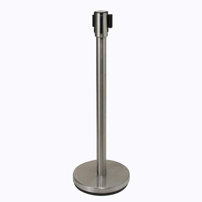 WC 34&quot; Stanchion Post Retractable S/S