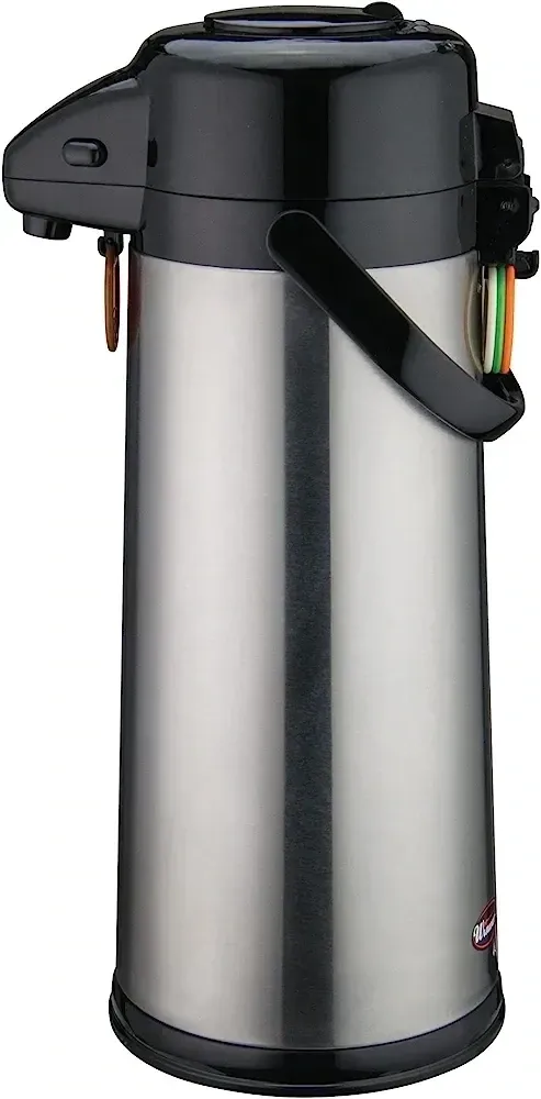 WC 3 L Glass Lined Airpot w/Push Button Top