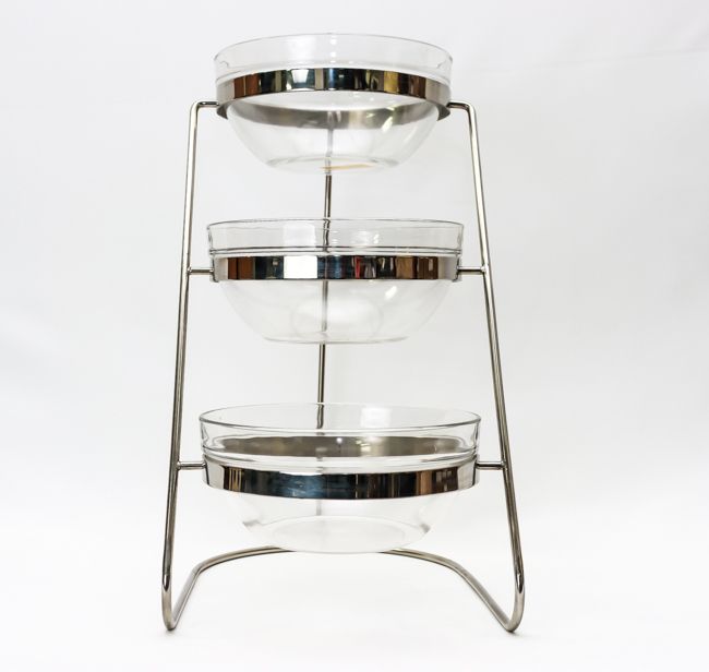 WC 3 Tiered Display Server Stand Set