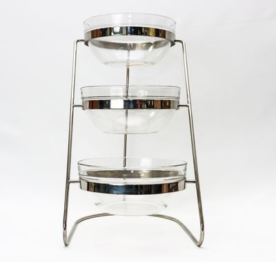 WC 3 Tiered Display Server Stand Set