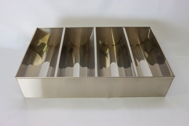 WC 4 Compartment S/S Cutlery Bin