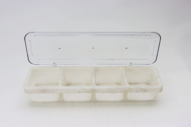WC 4 Comp Bar Caddy White