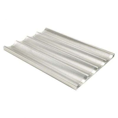 WC 4 Slot Long Alum 18X26&quot; Baguette Pan
