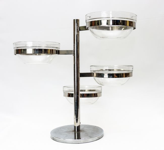 WC 4 Tiered Display Server Folding Stand