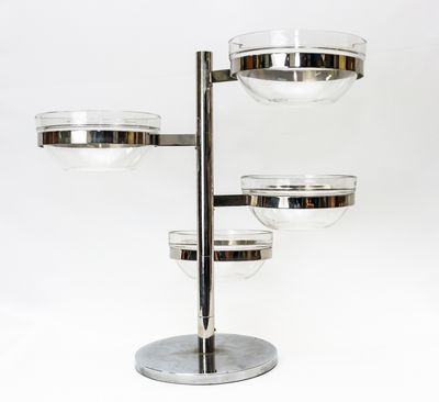 WC 4 Tiered Display Server Folding Stand