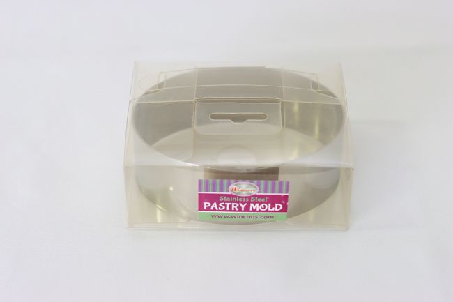 WC 4&quot; x 1.38&quot; Pastry Mold Oval
