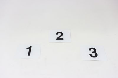 WC 4&quot;X3-3/4&quot; Plastic Table Numbers 1-50