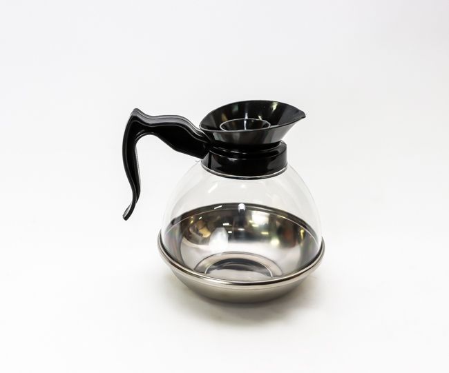 WC 64 oz Black Coffee Decanter Ss Base