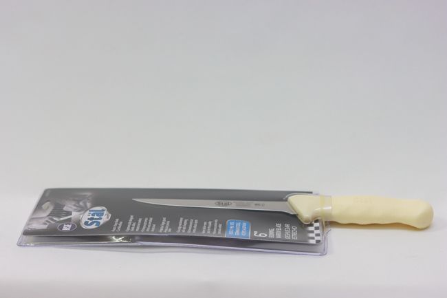 WC 6&quot; Boning knife White PP Hdi,Narro