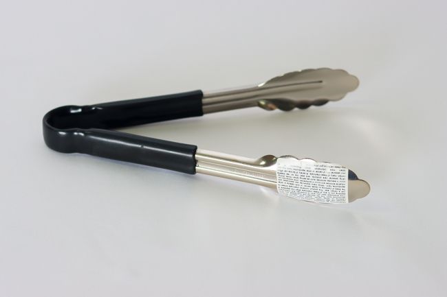 WC 9&quot; Utility Tong Black Handle