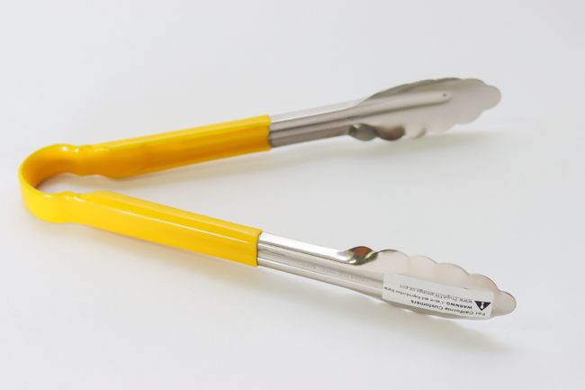 WC 9&quot; Utility Tong Yellow Handle
