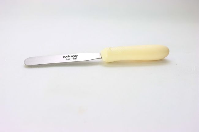 WC Bakery Spatula White 4&quot;x3/4&quot;