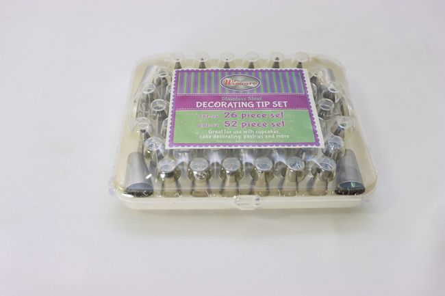 WC Cake Decorating Set 52 Tips S/S