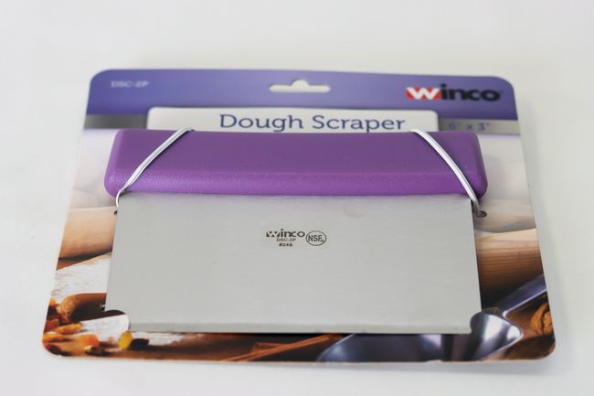WC Dough Scraper SS Blade Purple PP Hdl