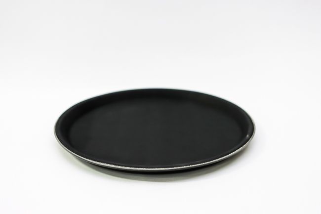 WC Easy Hold Tray 11&quot; Round Black