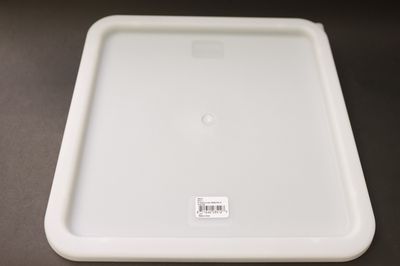 WC  Fits 12 &amp; 18 qt Square Cover White