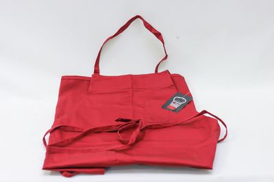 WC Full Length Apron w/ Pocket Burgundy