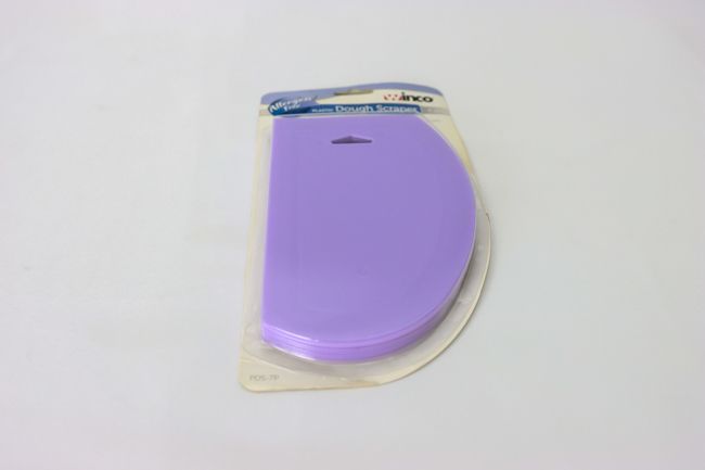 WC Plastic Dough Scrapers Purple Allergen