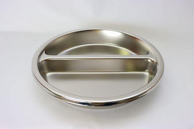 WC Round Divided Food Pan