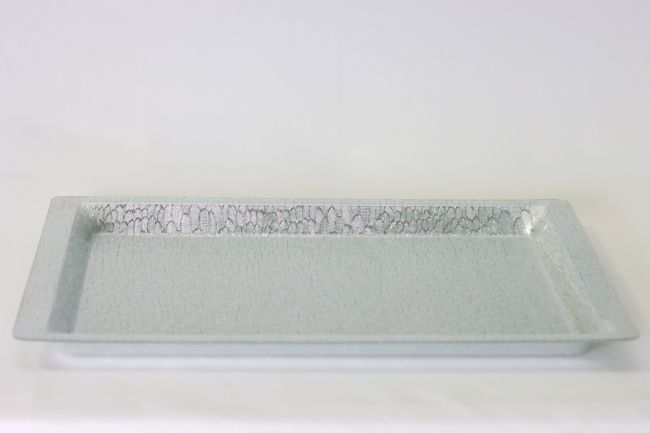 WC Silver Display Tray Acrylic