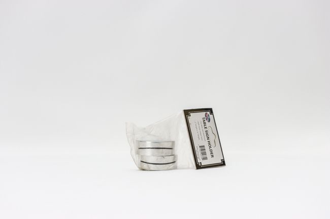 WC Table Sign Holder Cast Aluminum