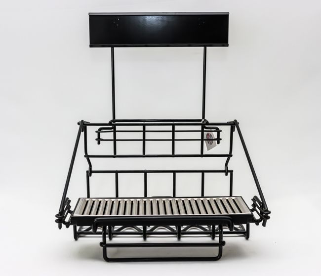 WC Two Compartment WIre Airpot Rack