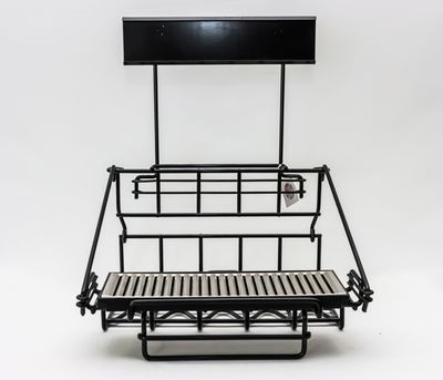 WC Two Compartment WIre Airpot Rack