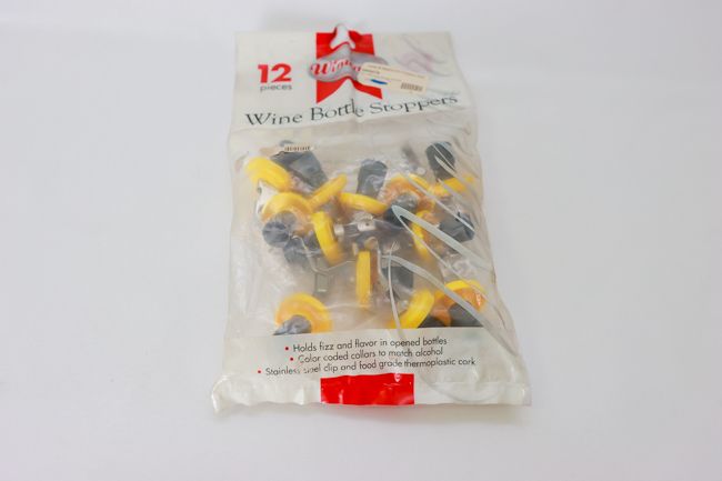WC Yellow Wine Bottle Stopper